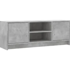 vidaXL Tv-Bänkar>Tv-bänk betong 102x30x37,5 cm konstruerat trä