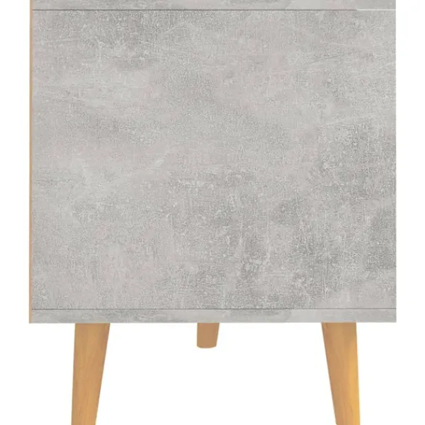 vidaXL Tv-Bänkar>Tv-bänk betong 90x40x48,5 cm konstruerat trä