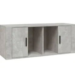 vidaXL Tv-Bänkar>Tv-bänk betong 100x35x40 cm konstruerat trä