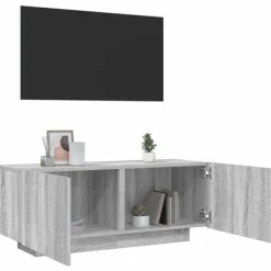 vidaXL Tv-Bänkar>TV-bänk sonoma 100x35x40 cm konstruerat trä