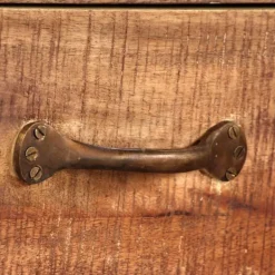 vidaXL Tv-Bänkar>TV-bänk massivt trä vintage 118x30x40 cm