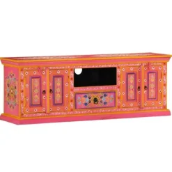 vidaXL Tv-Bänkar>Tv-bänk 110x30x40 cm massivt mangoträ