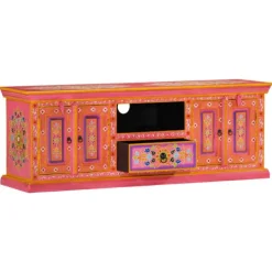 vidaXL Tv-Bänkar>Tv-bänk 110x30x40 cm massivt mangoträ