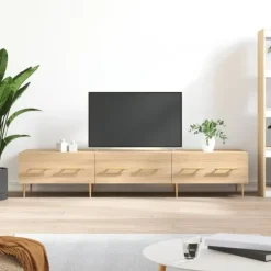 vidaXL Tv-Bänkar>Tv-bänk sonoma ek 150x36x30 cm konstruerat trä