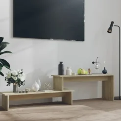 vidaXL Tv-Bänkar>Tv-bänk sonoma-ek 180x30x43 cm konstruerat trä