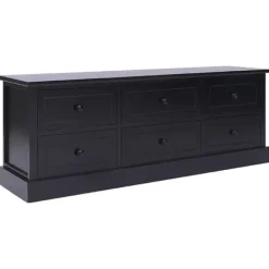 vidaXL Tv-Bänkar>Tv-bänk 108x30x40 cm massivt kejsarträ