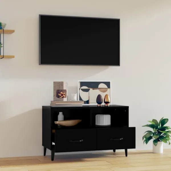 vidaXL Tv-Bänkar>Tv-bänk 80x36x50 cm konstruerat trä