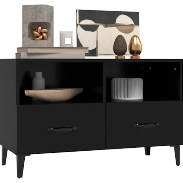 vidaXL Tv-Bänkar>Tv-bänk 80x36x50 cm konstruerat trä