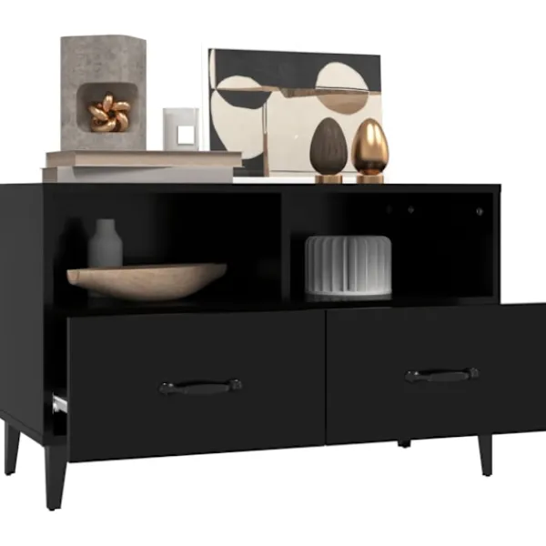 vidaXL Tv-Bänkar>Tv-bänk 80x36x50 cm konstruerat trä