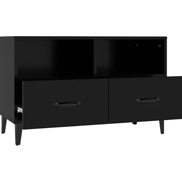 vidaXL Tv-Bänkar>Tv-bänk 80x36x50 cm konstruerat trä