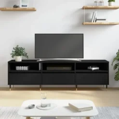 vidaXL Tv-Bänkar>Tv-bänk 150x30x44,5 cm konstruerat trä