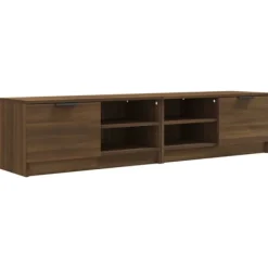 vidaXL Tv-Bänkar>Tv-bänkar 2 st ek 80x35x36,5 cm konstruerat trä