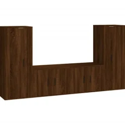 vidaXL Tv-Bänkar>Tv-skåp 4 delar ek konstruerat trä