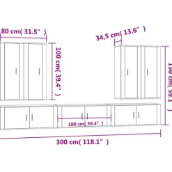 vidaXL Tv-Bänkar><noscript><img width=