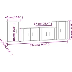 vidaXL Tv-Bänkar><noscript><img width=