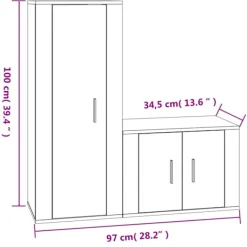 vidaXL Tv-Bänkar><noscript><img width=
