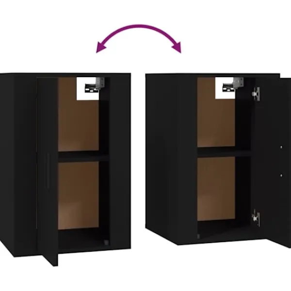 vidaXL Tv-Bänkar>TV-skåp 2 delar konstruerat trä