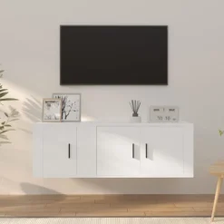 vidaXL Skåp>TV-skåp 2 delar konstruerat trä