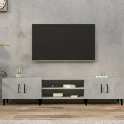 vidaXL Tv-Bänkar>TV-skåp betong 180x31,5x40 cm konstruerat trä