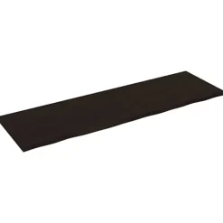 vidaXL Hyllor>Vägghylla 200x60x(2-4) cm behandlad massiv ek Brun
