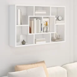 vidaXL Hyllor>Vägghylla 85x16x52,5 cm konstruerat trä