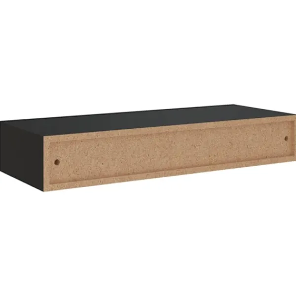 vidaXL Hyllor>Väggmonterad låda 2 st 60x23,5x10 cm MDF