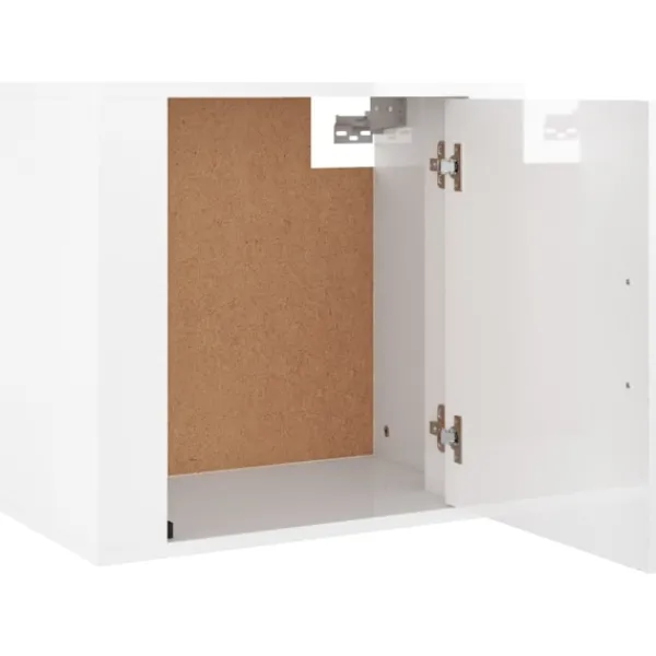 vidaXL Sängar>Väggmonterade sängbord 2 st högglans 50x30x47 cm