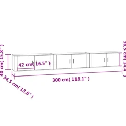 vidaXL Tv-Bänkar><noscript><img width=