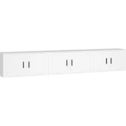 vidaXL Tv-Bänkar>Väggmonterade tv-skåp 3 st 80x34,5x40 cm
