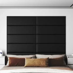 vidaXL Sängar>Väggpaneler 12 st 90x30 cm konstläder 3,24 m²