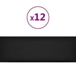 vidaXL Sängar>Väggpaneler 12 st 90x30 cm konstläder 3,24 m²