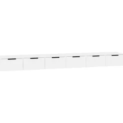 vidaXL Tv-Bänkar>Väggskåp 2 st 102x30x20 cm konstruerat trä