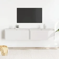 vidaXL Skåp>Väggskåp 2 st 80x30x35 cm massiv furu