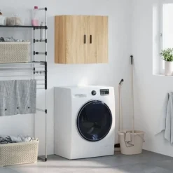 vidaXL Skåp>Väggskåp sonoma-ek 60x31x60 cm konstruerat trä