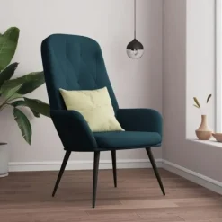 vidaXL Fåtöljer>Vilstol sammet