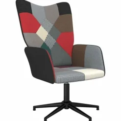 vidaXL Fåtöljer>Vilstol tyg lapptäcke