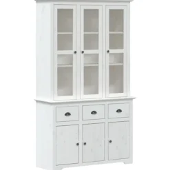 vidaXL Skåp>rinskåp BODO 115,5x43x200,5 cm massiv furu