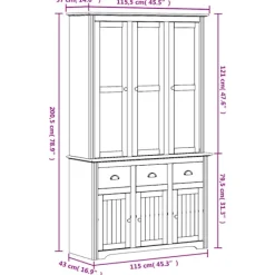 vidaXL Skåp><noscript><img width=