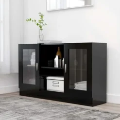 vidaXL Skåp>Vitrinskåp 120x30,5x70 cm konstruerat trä