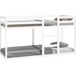 vidaXL Sängar>Våningssäng 80x200 cm massiv furu