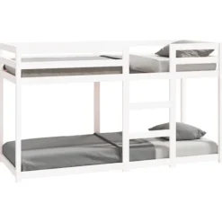 vidaXL Sängar>Våningssäng 75x190 cm massiv furu