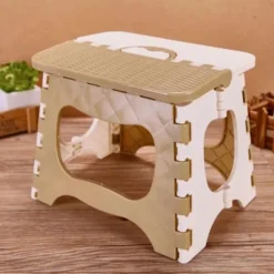 Pallar>Vikbar och bärbar trapppall, liten hopfällbar trapppall, hopfällbar pall för barn och vuxna