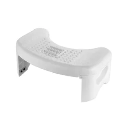 Pallar>Vikbar toalettpall, hukpall, potträningspall vit