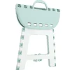 Pallar>Vikbar trapppall Hushållsplast Liten hopfällbar trapppall för campingfiske utomhus grön