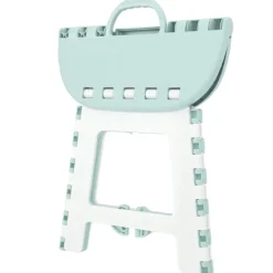 Pallar>Vikbar trapppall Hushållsplast Liten hopfällbar trapppall för campingfiske utomhus grön