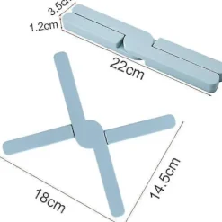Matgrupper>Vikbar Tripod i Silikon, Halkfri Silikonunderläggsdesign, Vikbar Tripod Silikonplatta