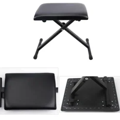 Pallar>Vikbart fotstöd, halkfritt, tillbehör, handhållet stativ, vattentätt, PU-läderhandtag, armstöd, för arbetsstation, hem