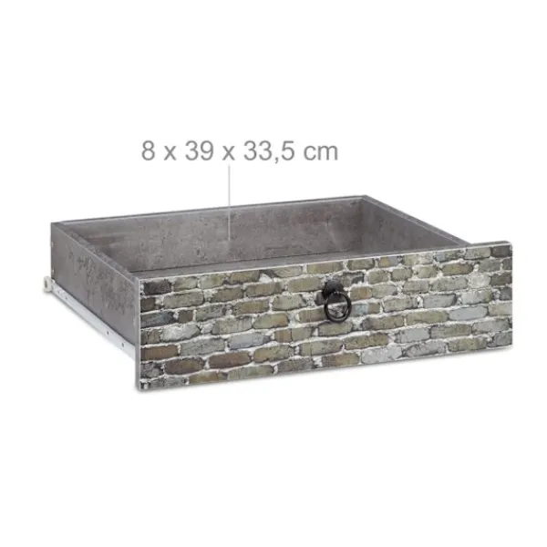 B2X Byråer>Vintage byrå med 4 lådor