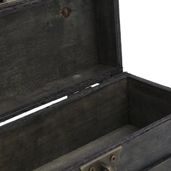 Xuigort Kistor & Koffertar>Vintage förvaringslåda Antik stil Smycken Prydnadssaker Organizer Retro Skattkista (6702ADH Grå Fällbart Spänne)