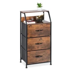 Northix Byråer>Vintage hylla i industriell stildesign